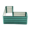 Garden Metal Raised Vegetable Planter Splicable Flower Trough Herb Grow Bed Box