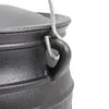 8L Cast Iron Stew Pot Camping Cooking Pot Fireplace Stockpot Camping Pan UK