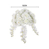 White Phalaenopsis Flower Ball Artificial Flower Wedding Party Centerpieces Deco