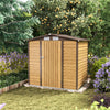 Garden Outdoor Metal Shed Steel Frame Storage Bike Tool Sheds with Lockable Door