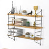 3Tier Wall Floating Shelf Unit Adjustable Bookshelves Display Living Room