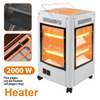 2000W Electric Heater Space Heater for Bedroom Office Indoor With Wheel Portable