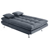 Modern 3Seater Sofa Bed Couch Settee Recliner Adjustable Backrest Sofabed Velvet