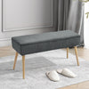 Rib Corduroy Fabric Hallway Shoe Bench Chair Bedroom Window Seat Bed End Stool