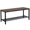 Dining Table Chair and Bench Set 6 Industrial Style Kitchen Dining Table Set