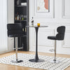 Set of 2/4/6 Velvet Bar Stools for Breakfast Kitchen Comtemporary Barstool Chair