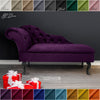 Chaise Lounge Chesterfield Sofa Purple Accent Chair Lucian Tufted Longue