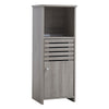 Bathroom Cabinet Grey Oak Single Door Wooden Cupboard Storage Rack Furniture UK