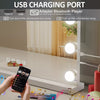 Hollywood Mirror Vanity Make Up Mirror with 14 Lights LED USB Charging Mirror UK