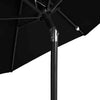 Garden Parasol with Black Steel 225 x 225 x 212 Parasol, Patio , D2R5