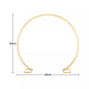 Wedding Round/Heart Arch Stand Backdrop Metal Frame Party Flower Balloons Rack