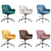 Adjustable Swivel Computer Desk Chair Armchair Office Crushed Velvet Padded Seat