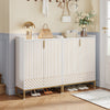 Shoe Cabinet with Doors, 25 Pair Shoe Storage Cabinets Organizer for Hallway