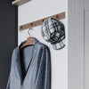 3 Door Matte White Triple Wardrobe with Hanging Rail & Shelves Storage Cupboard