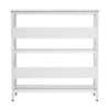 Slim Hall Desk Storage Shelf X-Design Shoe Rack Bookshelf Entryway Console Table