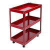 Heavy Duty Metal 3 Tray Tool Storage Cart Workshop Garage Mobile Tool Trolley UK