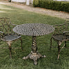 Two Seater Outdoor Bistro Set - Cast Aluminium Garden Furniture