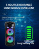Bluetooth Party Speaker Heavy Bass Stereo Subwoofer Party RGB Karaoke Speaker UK