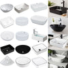 Bathroom Cloakroom Vanity Ceramic Wash Basin Sink Countertop / Wall Mount Modern