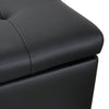 Faux Leather Ottoman Storage Bench Footstool Chest Box Seat Bedroom Stool Trunk