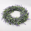 Artificial Lavender Wreath Flower Garland Front Door Wall Hanging Decoration New