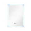 Bathroom Mirror with LED Lights Dimmable 3 Colour Demister Touch Switch Clock