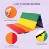 Lightweight PU Leather Exercise Mat for Yoga-Colorful
