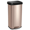 Kitchen 68L Step Trash Can with Soft Close Lid & Deodorizer Compartment