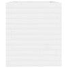 Garden Planter White 40x40x46 Solid Wood Pine R3E7