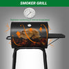 Charcoal Grill BBQ Barbecue Smoker Outdoor Pit Patio Cooker for Picnics Party UK