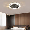 Living Room Ceiling Fan Lights Modern LED Chandeliers W/ Remote Control Dimmable