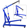 Blue Fold 1 Ton Hydraulic Engine Crane Hoist Lift Workshop Garage Lifting Stand