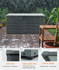 Storage Sheds Waterproof 350L Lockable Garden Deck Box Outdoor Storage Box