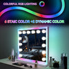 ELECWISH Hollywood Mirror LED Lighted Makeup Mirror RGB Light Strip 14 Bulb 5040