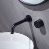 Brass Bathroom Wall Mounted Swivel Spout Sink Faucet Concealed Basin Mixer Taps