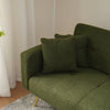 Sofa Bed Sleeper Fabric Love Seat Sofa Couch Sofa Settee for Living Room Green