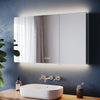 Large Bathroom Mirror Cabinet 1000x600 with LED Demister Shaver Socket 3 Colors