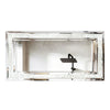 XL RGB LED Mirror Glittery Crystals Diamond Wall Mounted Hanging Mirror Bedroom