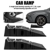 Set of 2 Car Ramp 5 Ton 2.5+2.5 Heavy Duty Lifting Plastic Ramps 33cm Extra Wide
