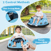 Kids Ride on Bumper Car 12V Electric Bumping Car 360 Degree Spin Blue
