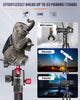 CAMBOFOTO 74‘’/188cm Professional Camera Tripod, Portable Tripod 188cm/Monopod