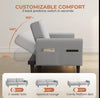 Contemporary Sofa Bed Convertible Sofa Futon Couch Fabric 3-Seater Sofa Bed