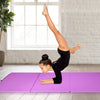 Sports Play Mat Gymnastics Mat with Carry Handles 240 x 116 x 5 cm Purple
