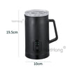 Electric Milk Frother 4 in 1 Automatic Steamer Hot & Cold Latte Milk Warmer UK