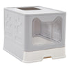 Large Self-Cleaning Hooded Cat Litter Box Enclosed Kitten Toilet Box Potty Tray