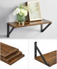 VASAGLE Set of 3 Floating Wall Shelves for Jewelry, Photo Frames 1-3-530