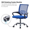 Mesh Office Chair Computer Cushioned Home Swivel Leather Small Adjustable Chairs