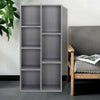 7 Cubes Tall Cabinet Bookcase Storage Rack Shelving Cupboard Unit Living Room