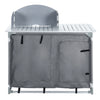 Outdoor 4-shelf Camping Cupboard Kitchen Cooking Table Stand with Carrying Bag