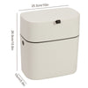 Wall Mounted Waste Bin Kitchen Cabinet Door Cupboard Hanging Trash Can Lid Cover